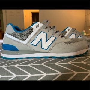new balance ml574cph grey light blue